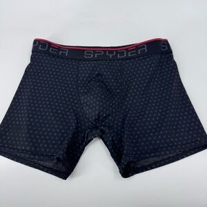 Spyder Black Boxer Briefs Stretchy Fit